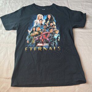 Women's Medium Marvel Studios Eternals Black T-Shirt